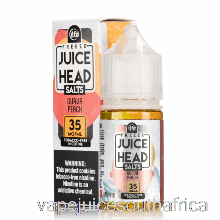 Vape Juice South Africa Freeze Guava Peach - Juice Head Salts - 30Ml 50Mg